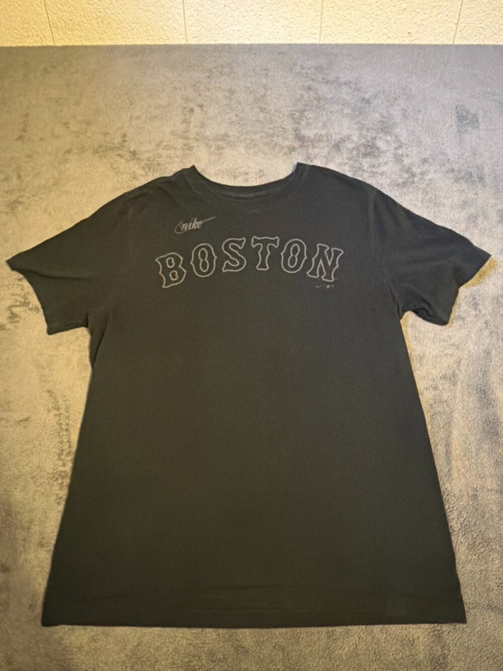 Nike Boston Red Sox Tee Mens M Black Ortiz 34